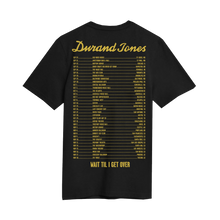 Load image into Gallery viewer, Durand Jones Black 2023 Tour tee
