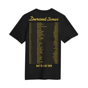 Durand Jones Black 2023 Tour tee